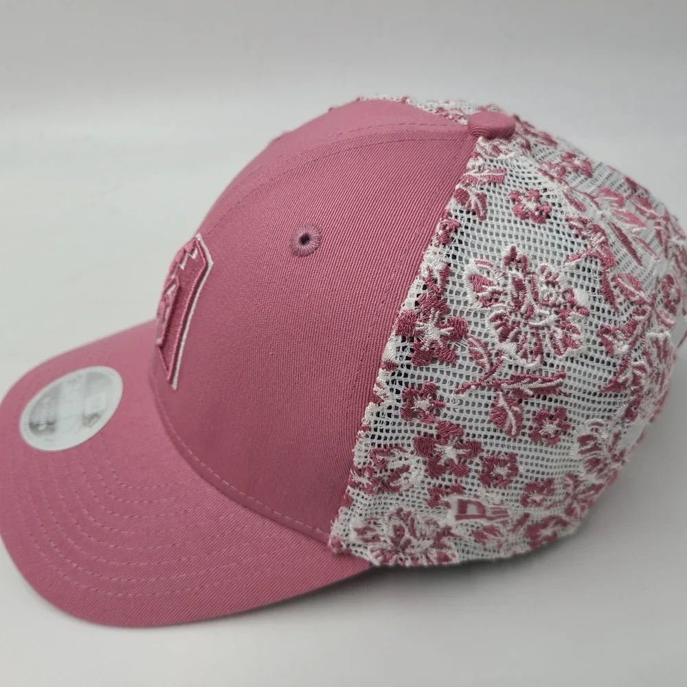 Women Arizona Diamondbacks Hat Snapback Mesh New Era 9Forty Pink Floral M-Crown